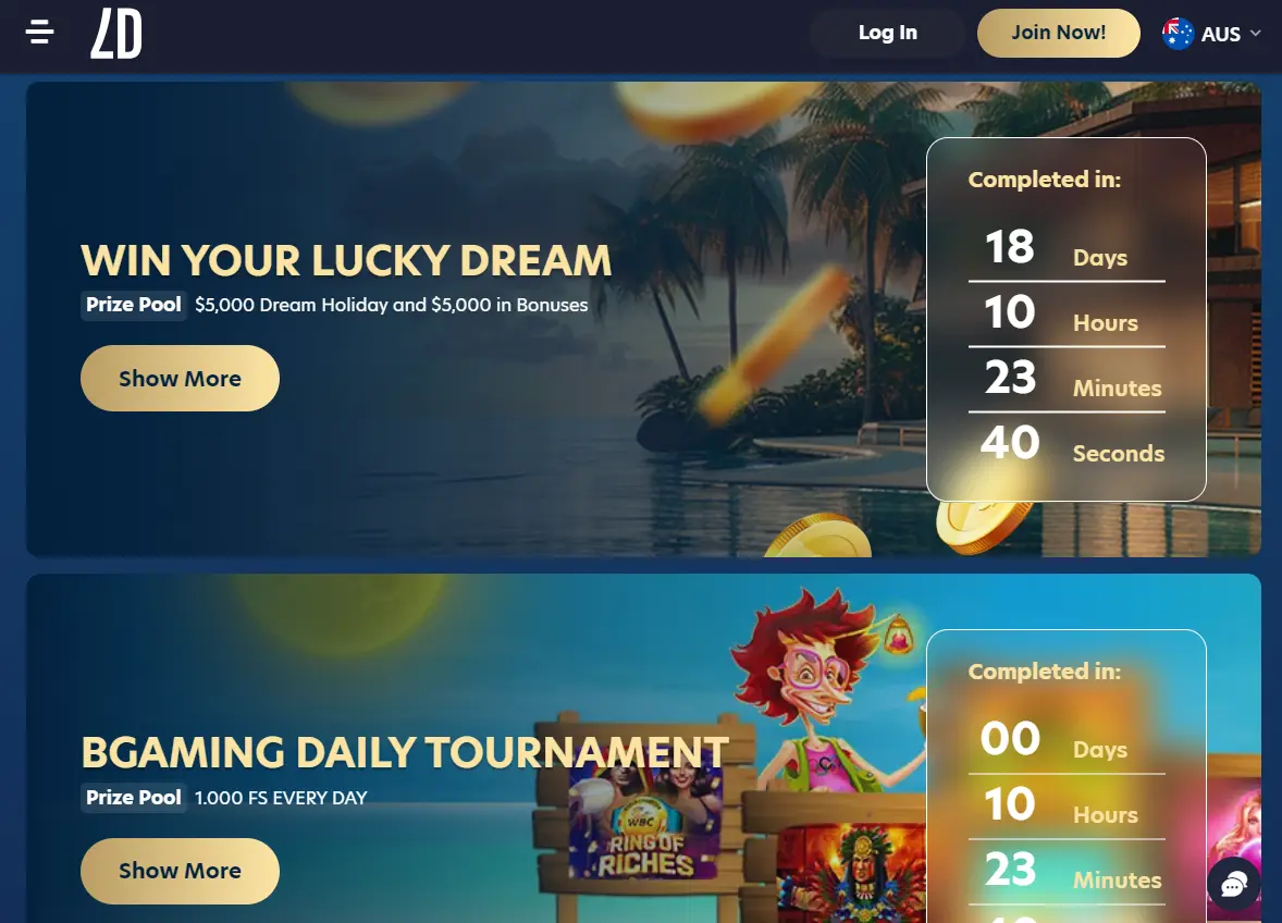 LuckyDreams Casino tournaments