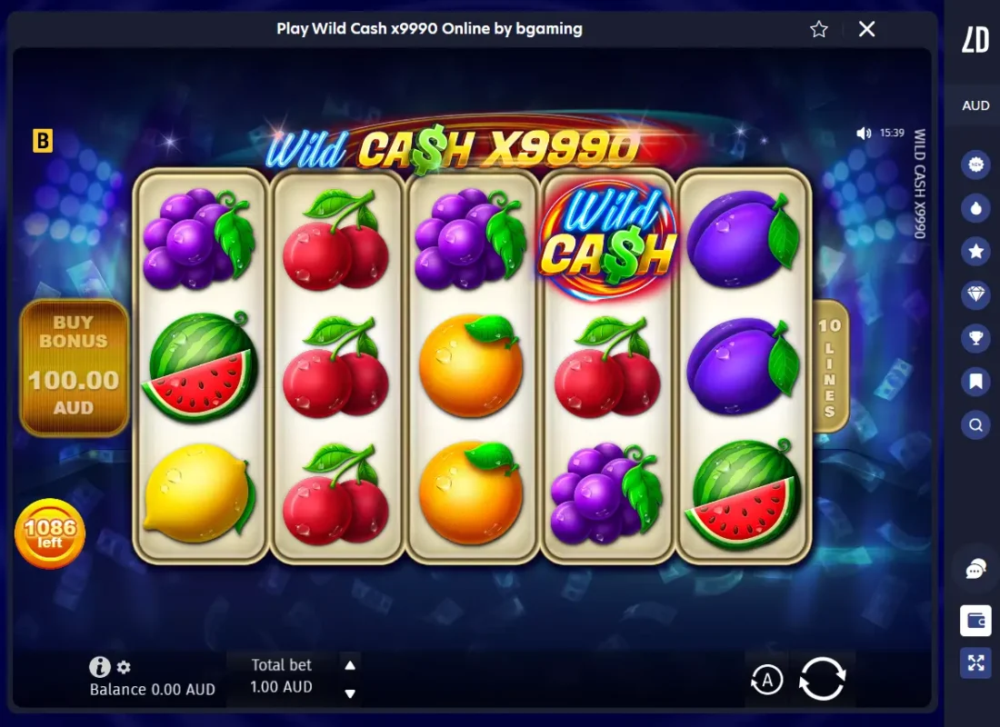 Free Mode of Wild Cash x9990